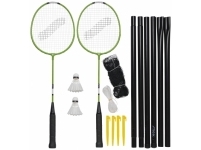 Badmintona komplekts Garden GS (2 Pieaugušo raketes + 2 volāni + čehols + tīkls ar stabiem)