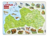 Latvijas ģeogrāfiskā karte